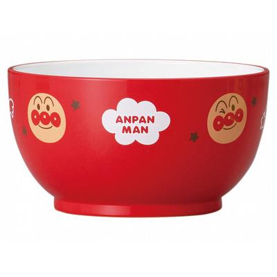 Kanesho Toki Lackerad Risskål Nakayoshi 066333 "Go! Anpanman" Skål, Ca. 12cm, Serie, Röd,