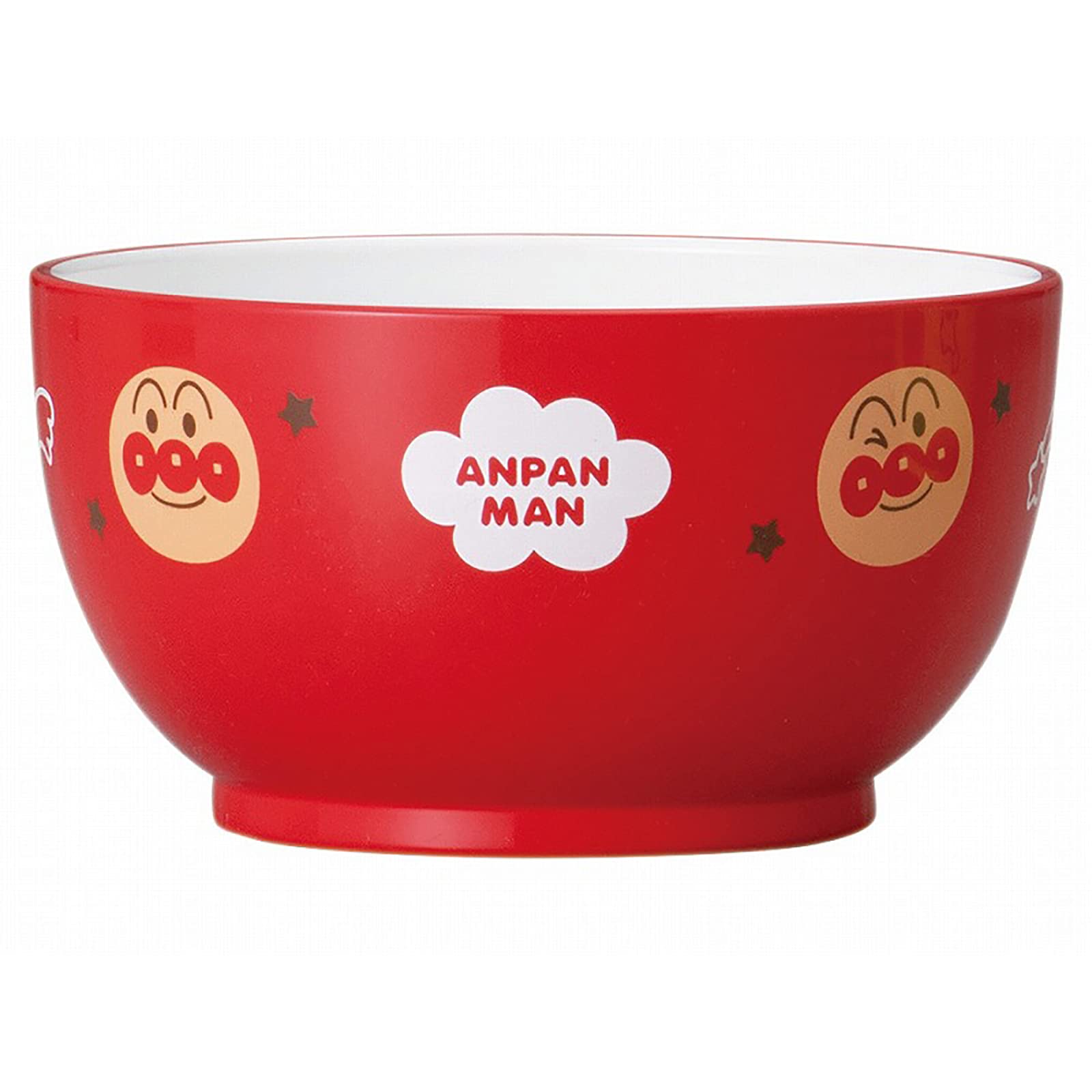 

Kanesho Toki Lacquered Rice Nakayoshi 066333 Go! Anpanman Bowl, Approx. 12cm, Series, Red,