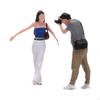 1/64 People Figures Figurines Ornaments Man Woman Miniatures for Movie Props Micro Landscape Layout