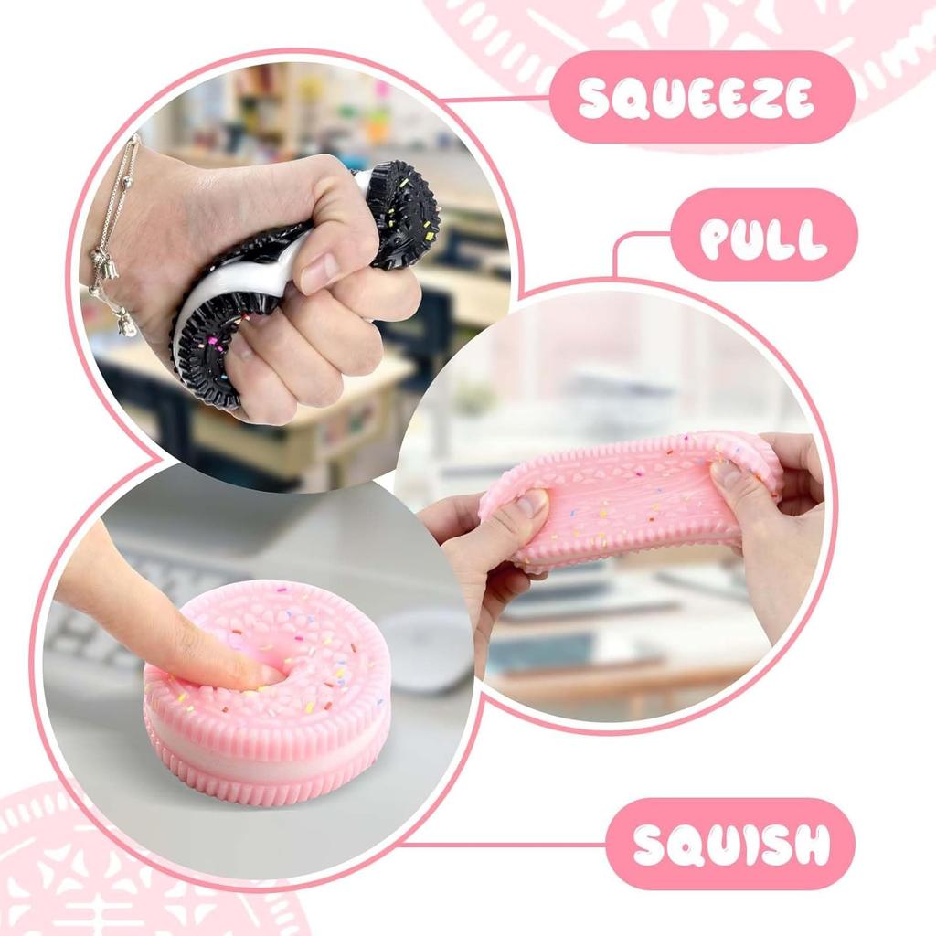 Taba Fidget Squeeze Toys Ultra-soft Squishy Stress Relief Toys For Kids Adults Kawaii Sensory Toys Anxiety Relief Party Favors