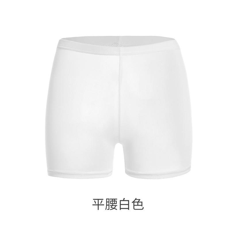 Women's Ice Silk Safety Shorts, Anti-Exposure, Summer Thin High-Waisted, No-Curling, Seamless, Butt-Lifting, Tummy-Tightening, Shaping Underwear