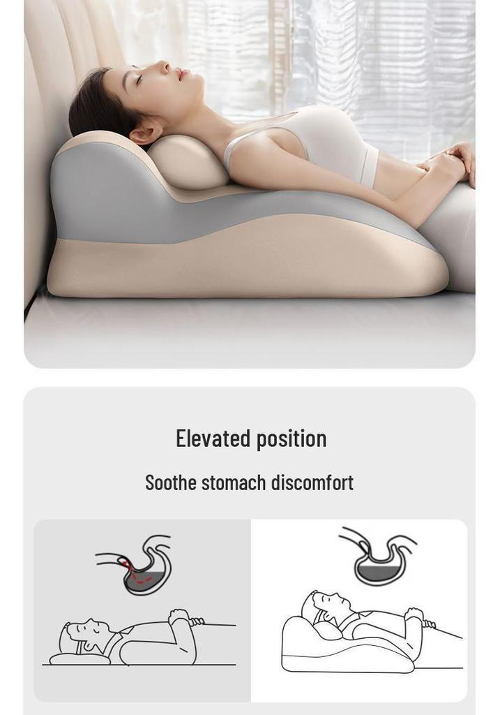 Washable Multi-Functional Neck & Lumbar Support Pillow with Cervical Spine Protection, for Side Sleeping & Maternity Use