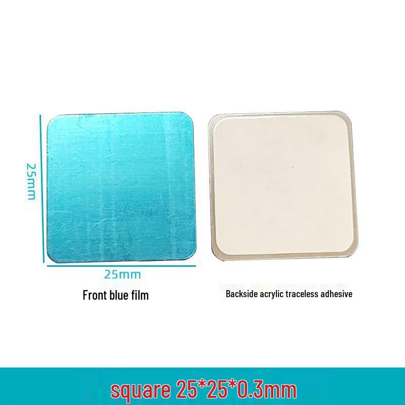 Traceless Adhesive Magnetic Iron Sheet with Acrylic Coating - Available In Stainless Iron