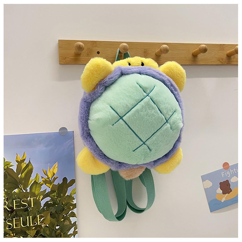 Cartoon Plush Backpack, Cute Sea Animal Doll Bag, A Stylish Backpack For Girls For Everyday Use And Commuting