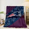 New England Patriots Gear Portable Blanket/Soft Blanket Bedding Blanket Suitable for Travel Camping Living Rooms Offices Sofas Fan Gifts
