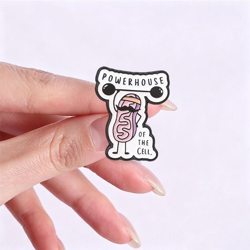 Xiaomi Biology Cell Organelle Mitochondria Badge Enamel Pins Ligase Joining DNA Powerhouse Of The Cell Brooches Lapel Badge Accessories