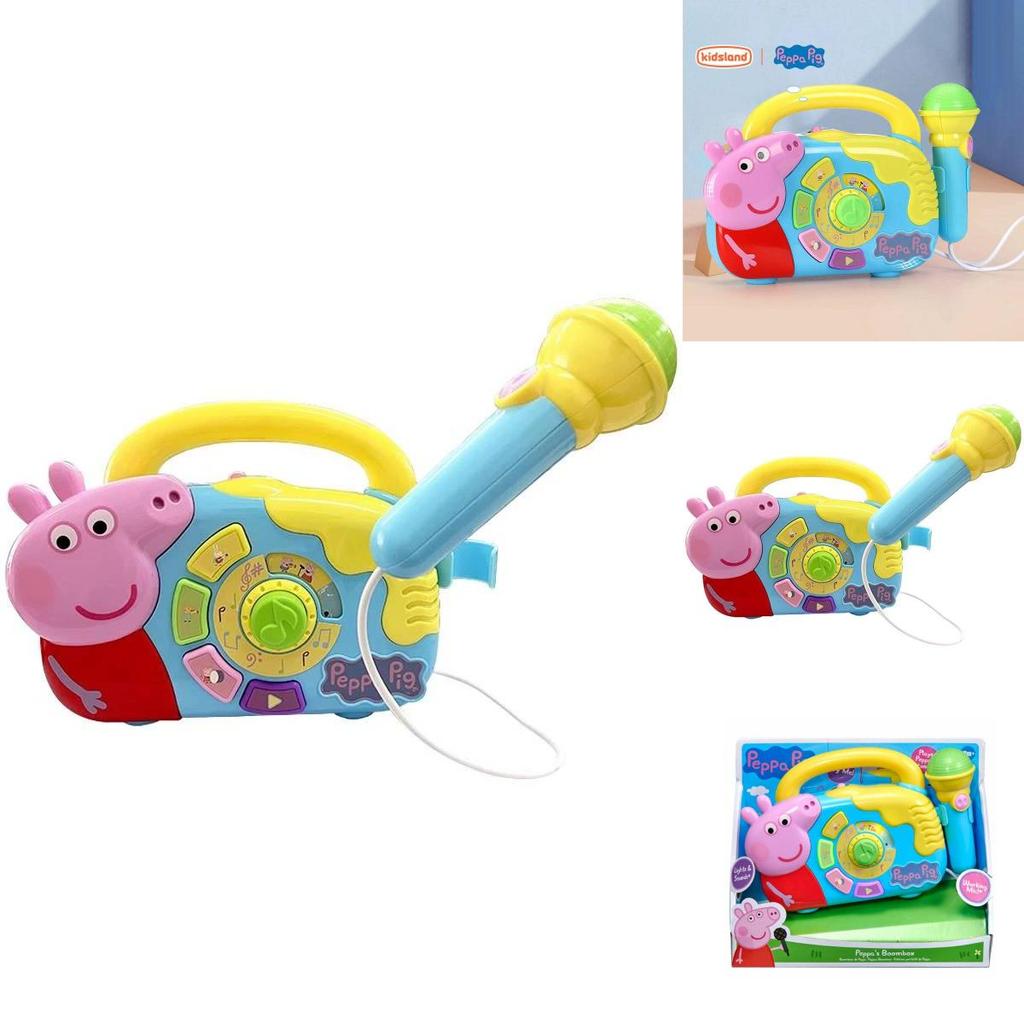 Peppa Pig Toy Speaker With Light And Microphone For Kids Singing And Interactive Play