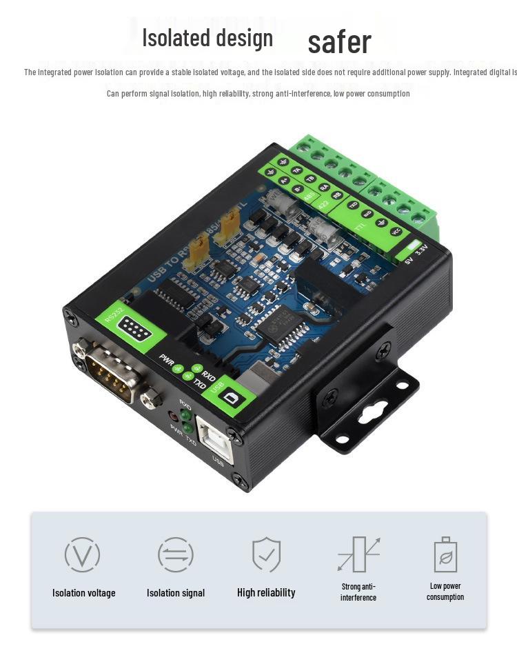 Industrial USB To RS232/485/422/TTL Conversion Module FT232RNL
