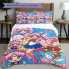 3-teiliges Bettbezug-Set (1 * Bettbezug + 2 * Kissenbezug, ohne Kern), Sailor Moon Print Bettwäsche-Set, Schlafzimmer-Dekoration, Ganzjahres-, Geburtstagsgeschenk
