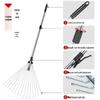 Adjustable Stainless Steel Wire Lawn Rake