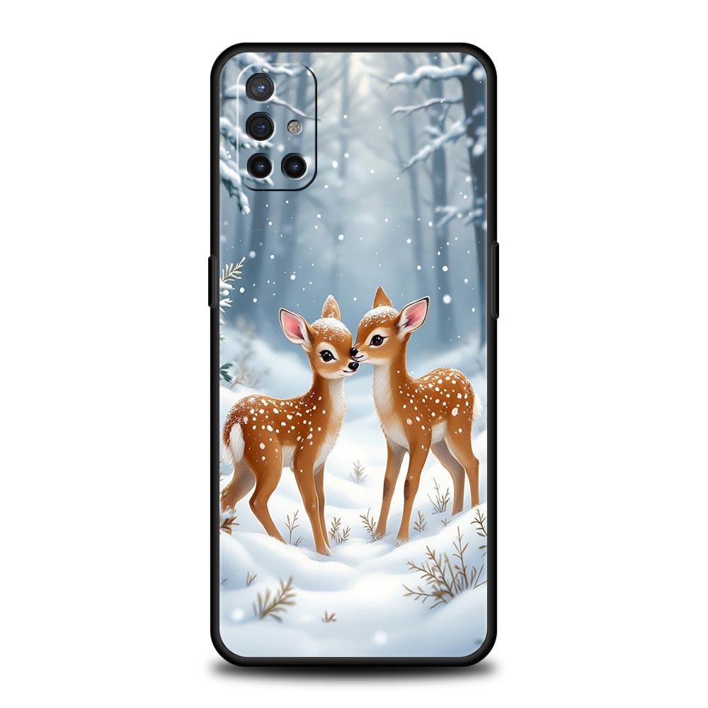 Cartoon Animal Deer Phone Case For Oneplus 13R 13 12R 11 10T 10R Nord N100 N200 N10 10 9 9R 9RT CE 3 2 Z Pro 5G Soft TPU Cover