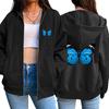 Butterfly Printed Hoodies for Women 2025 Hot Sale Hooded Longsleeve Jackets Autumn Home Outdoor Casual Fashion Ziiper Coats