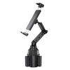 Universal Car Cup Holder Mount For Tablets And Phones With 360 Degree Rotation And Adjustable Viewing Angle