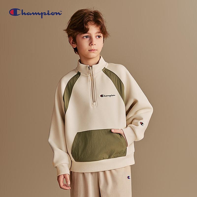 Champion Kids' Half-Zip Stand Collar Sweatshirt