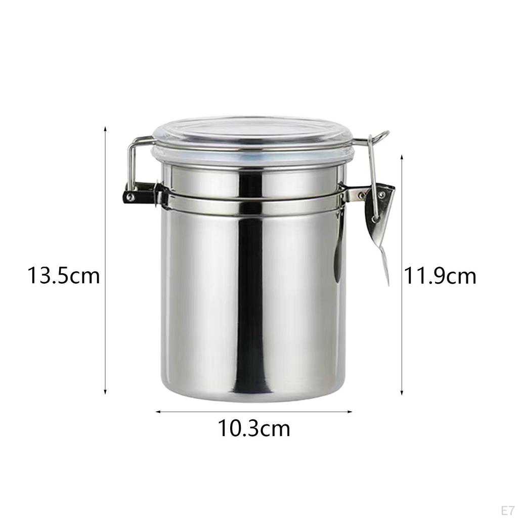 Lufttett oppbevaringsbeholder for kaffebønner, Multifunksjonell kjøkkenbeholder for korn, Te-sukkerbeholder