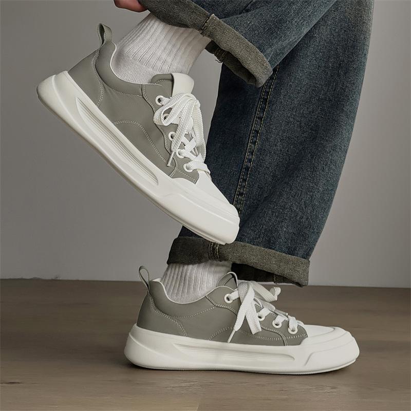 Men's Canvas Shoes 2025 Summer New Versatile Original Niche White Shoes Youth Student Casual Board Shoes