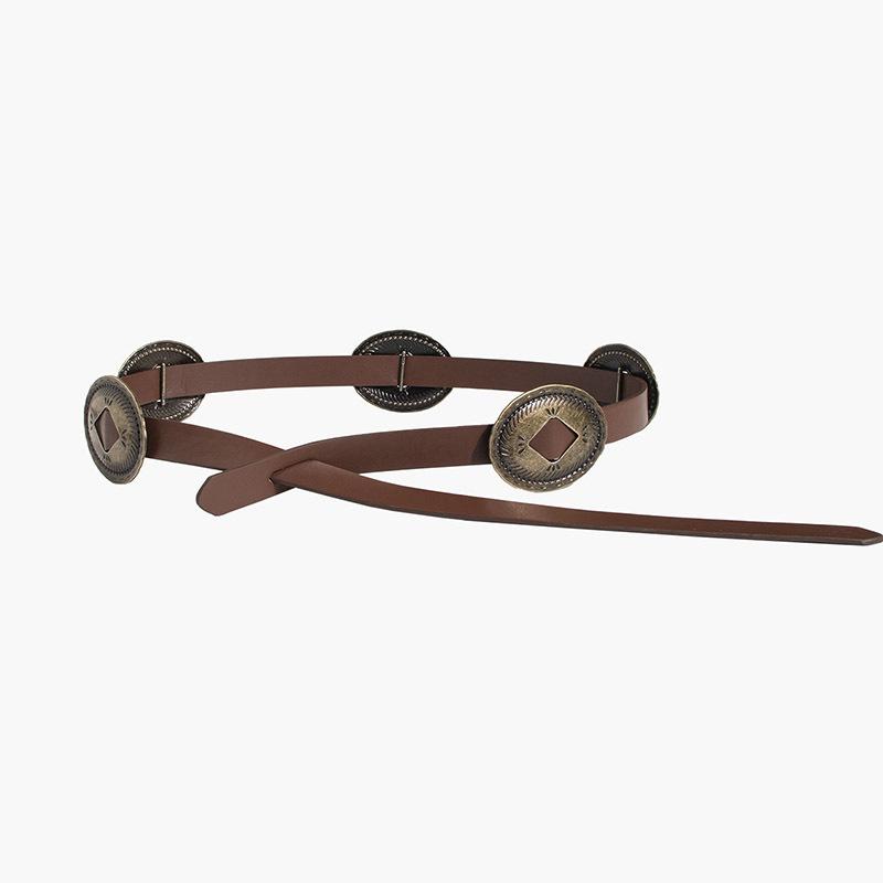 Western Style Women's Belt Handsome Accessories Knotted Belt Photography Tibet Travel Photography Casual Versatile Women's Belt