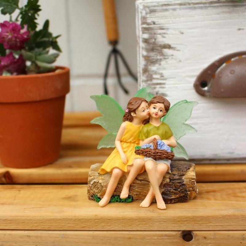 User Friendly Resin Glowing Flower Fairies Statue With Nightlight Perfect For Bedroom Lawn Ornaments Gift