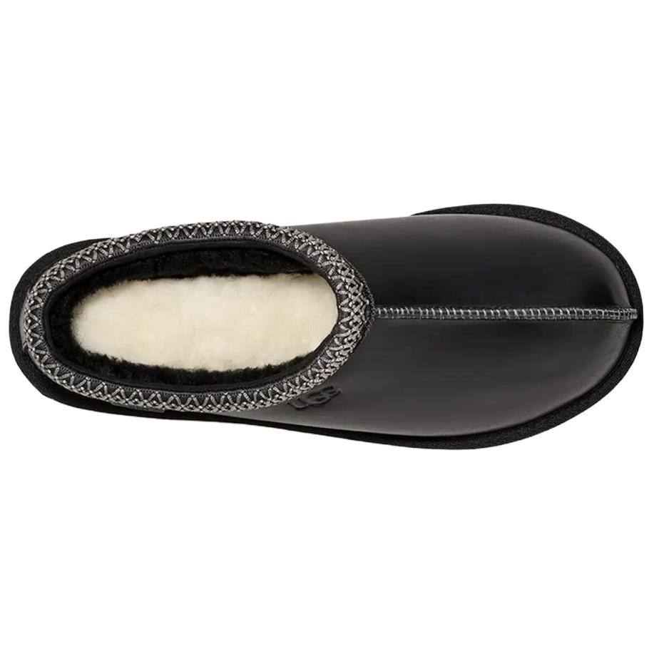 UGG Tasman Leather Regenerate Slipper Black Men Sneakers 1163890-BLK