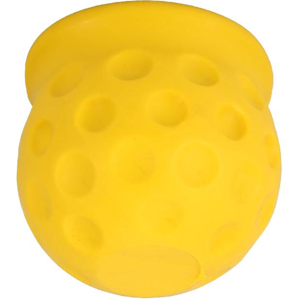 Unifizz 1pc 50mm ID Yellow Universal Trailer Hitch Ball Cover Waterproof Dustproof Fit for Car Truck RV Boat