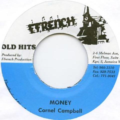 

7inch Record CORNELL CAMPBELL - Money Ffrench 1980 Jamaica Reggae, Ska & Dub
