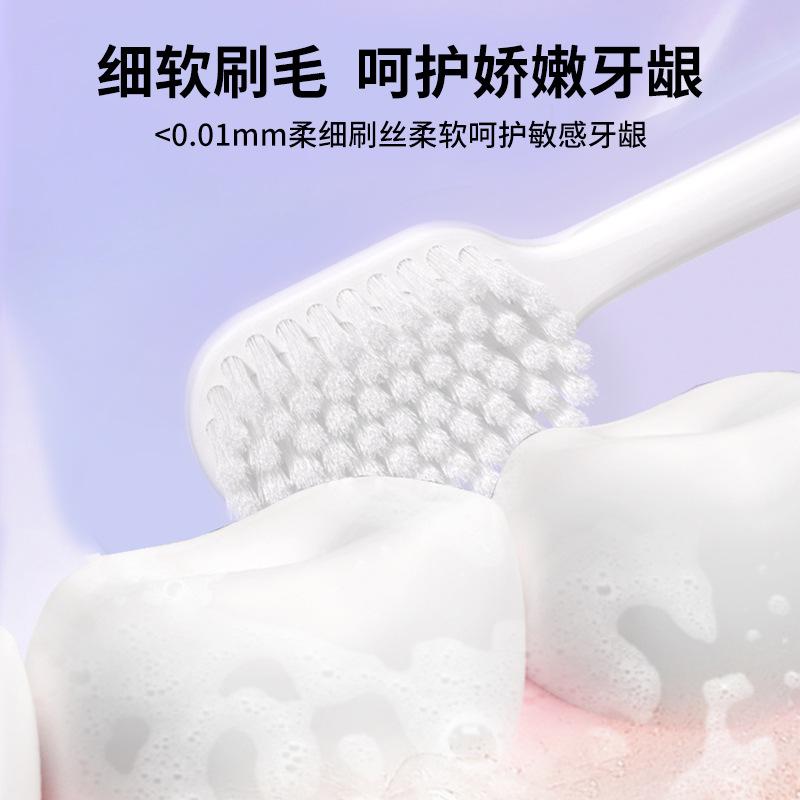 Advanced Soft Bristled Toothbrush for Adults,easy Carry for Home Travel,wide Head Cleaning,oral Gingival Protection Toothbrush