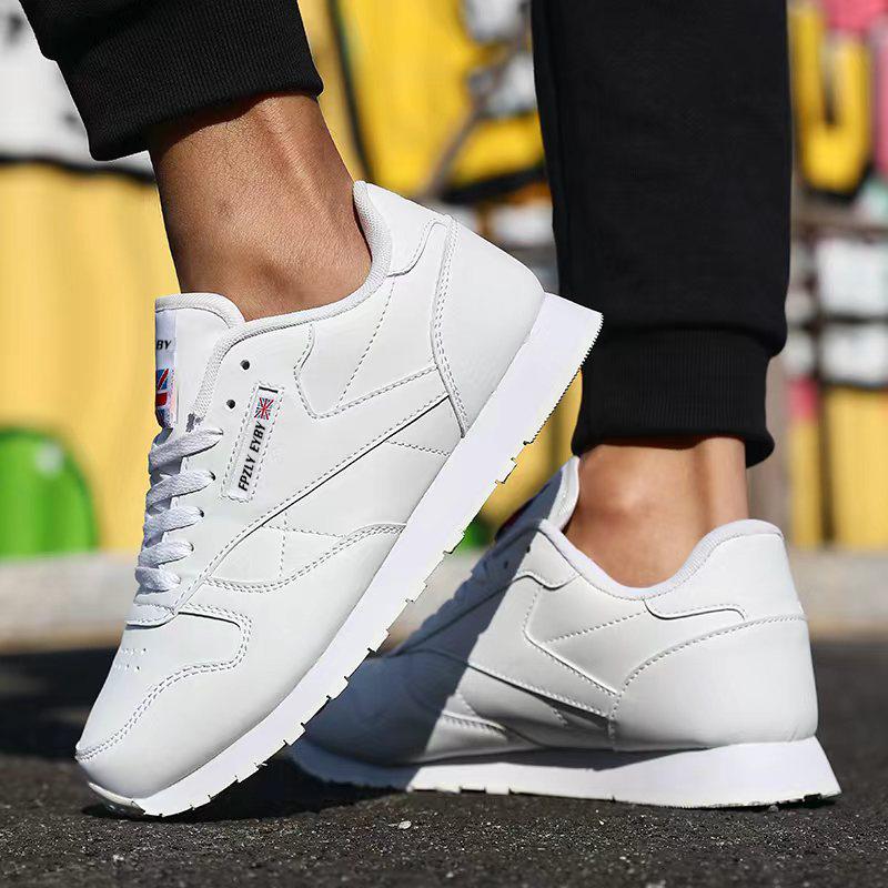 Herenschoenen Lente Herfst Waterdicht Wandelschoenen Antislip Demping Heren Casual Leren Sportschoenen Heren Tennisschoenen