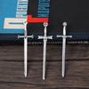 6Pcs/Set Creative Antique Swords Knife Bookmark Charms Metal Bookmarks Pendants Book Clips Reading Mark Supplies Bookmark Gift
