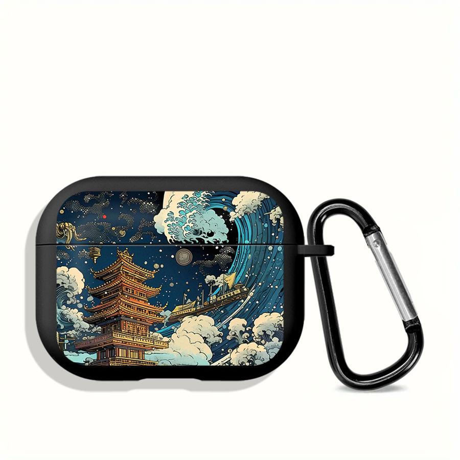 Earphone Cases Cover Case For Airpods Pro2 Pro3 3 2 Pro 1 4 Cartoon Wave