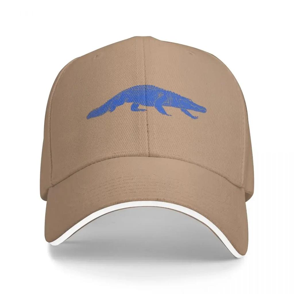 BLUE Gator Cap Fashion Casual Baseball Caps Adjustable Hat Hip Hop Summer Unisex Baseball Hats Customizable Polychromatic