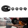 Angle Grinder Dust Shroud with Positioning Rings, Durable Rubber Plastic Efficient Dust Removal Safe for Grinding Work