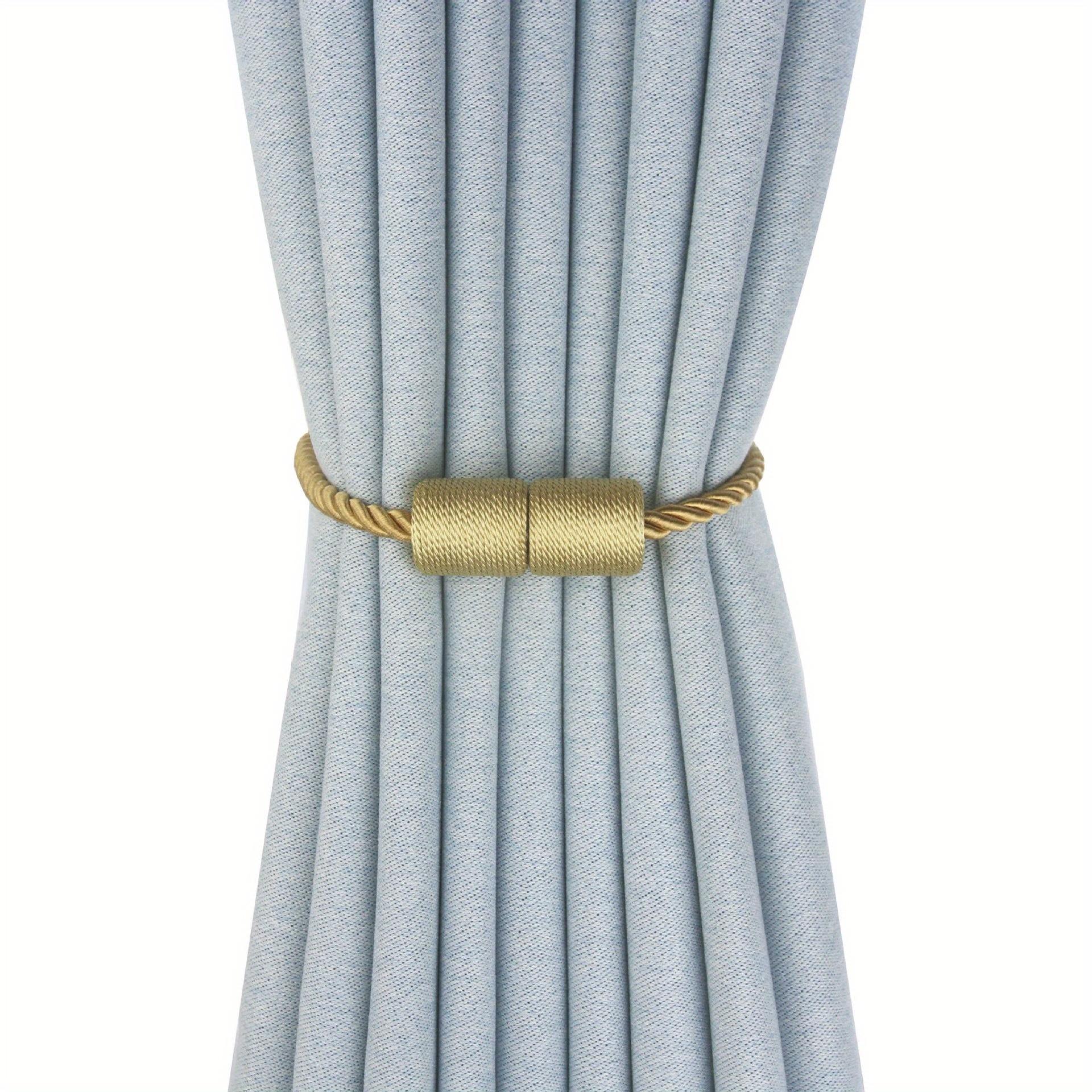 

1 шт. прочные магнитные подхваты для штор на открытом воздухе элегантные декоративные подхваты современные веревочные подхваты для штор оконные занавески держатель золотой