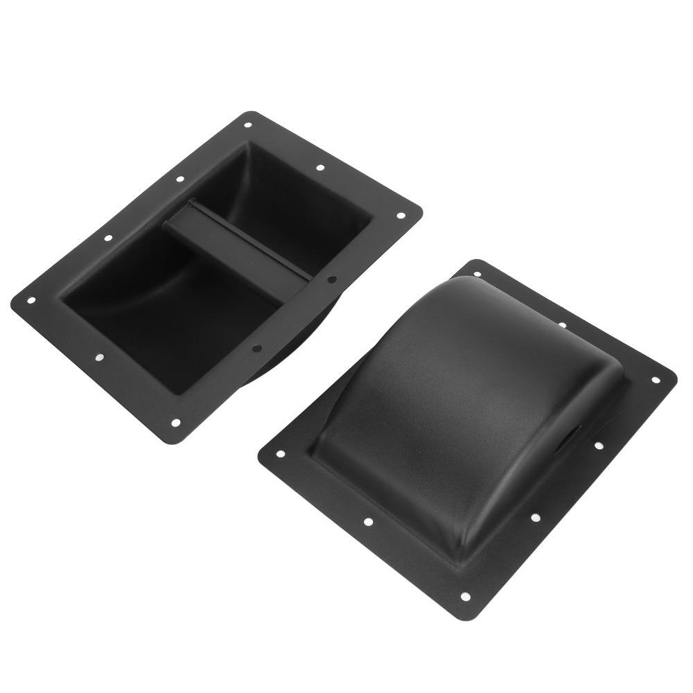 

2PCS Black Speaker Handles Steel Audio Cabinet Carry Grasp Speaker Cabinet Handle Speaker Cabinet 2PCS