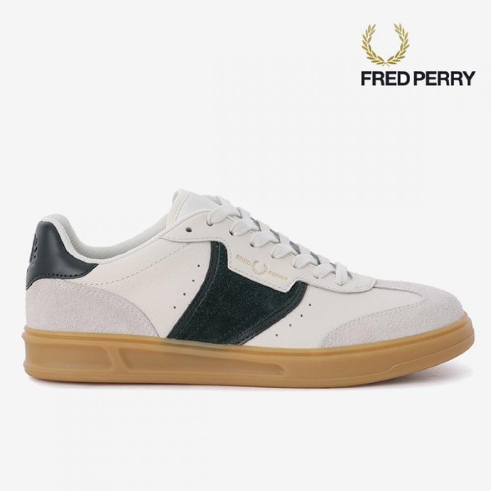 Fred Perry B4 Textured Leather Suede Sneakers Sfpm2612323 SFPM2612323 760/250