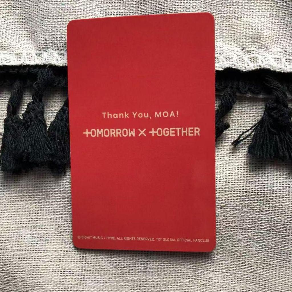 [USED] TXT Japan Fan Meeting FANLIVE FC MOAZONE Soobin Trading Card