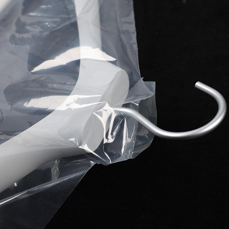 Thicken Transparent Plastic Clothing Dust Covers Hanging Suit Coat Dust Bags Reusable Wardrobe Storage Moisture-proof Bag Clothing Protective Cover
