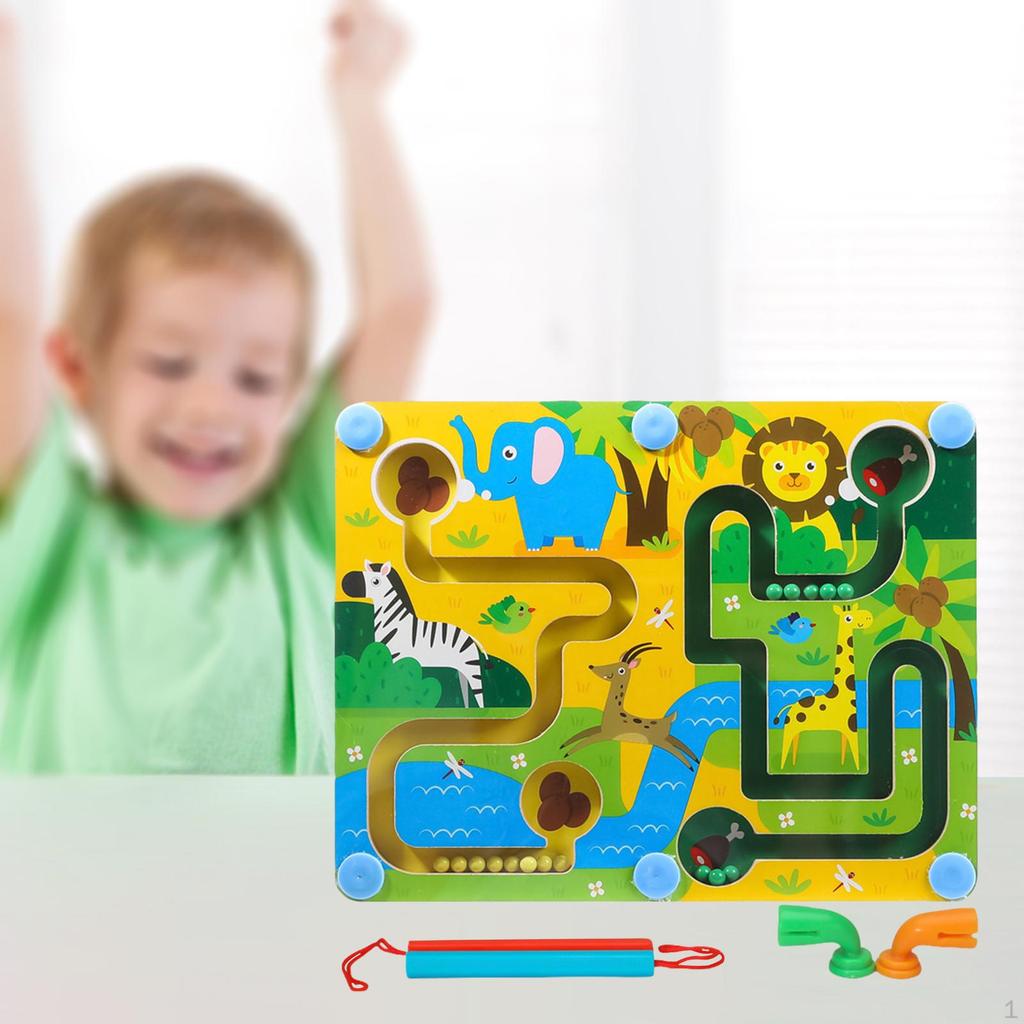Maze Game Labyrinth Toys Brain Teaser Learning Education Puzzle Children