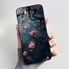 Per ZTE nubia Red Magic 9 Magic9 9S Pro Plus 5G Custodia Moda Farfalle Fiori Sottile Nera Morbida TPU Retro Opaco Copertura Protettiva