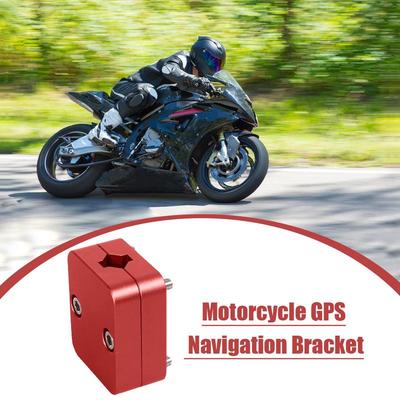 Support de GPS pour Moto 12-16mm Support de Navigation GPS pour Moto Support GPS Antirouille Installation Facile Anti-Vibration