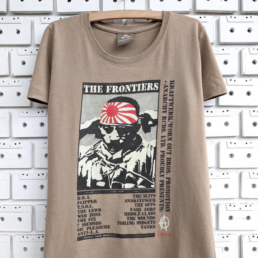 Vintage 2005 Kraftwerk T-Shirt Eastern Front Punk Poster Graphic Tee Size S