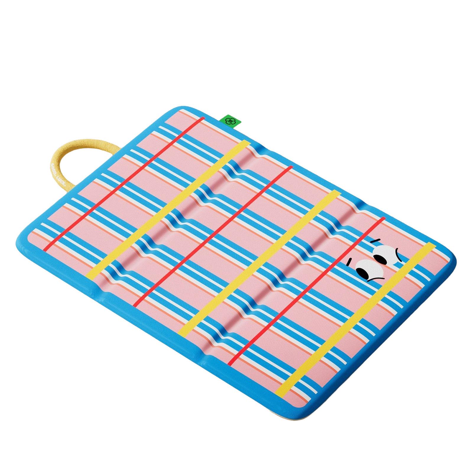 

Reversible All- Pet Bed Mat, Stain-Resistant Dog Crate Pad With Portable Handle, Washable Non- Pet Sleeping Mat For Cats & Dogs, Breathab S синий