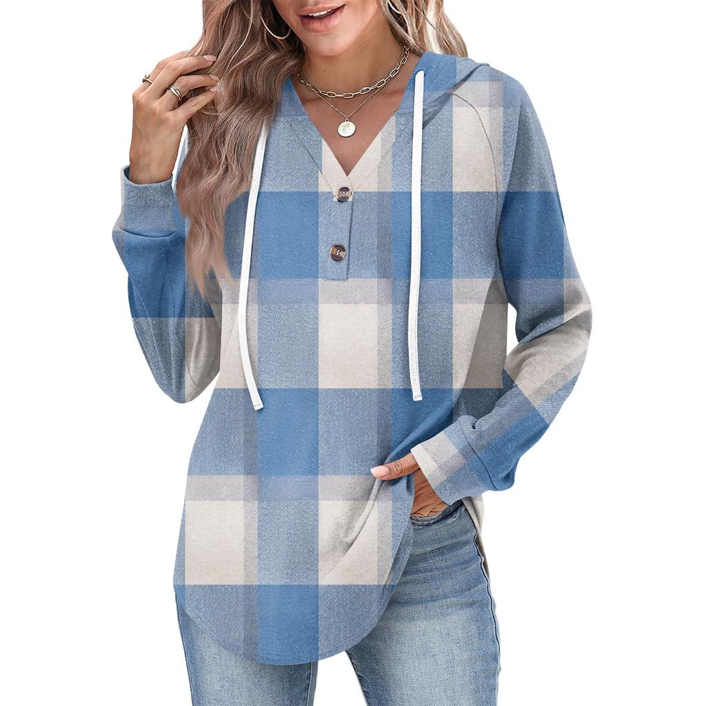 Women's Fashion Women's Lightweight Long Sleeve Pullover With Pockets Preppy Graphic Hoodie