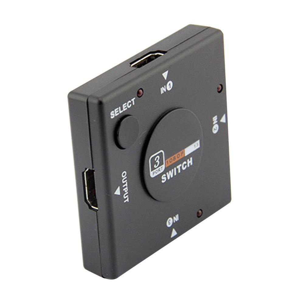 Mini HDMI-compatible Switcher 3 to 1 TV Switch Box 3 Way Selector 1080P 3 in 1 Out HDMI-compatible Splitter Dropshipping Hot