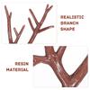 10Pcs Artificial Dried Antler Branches Plastic Simulation Tree Twigs DIY Vase Filling Decorative Plant Stems Fake Branches