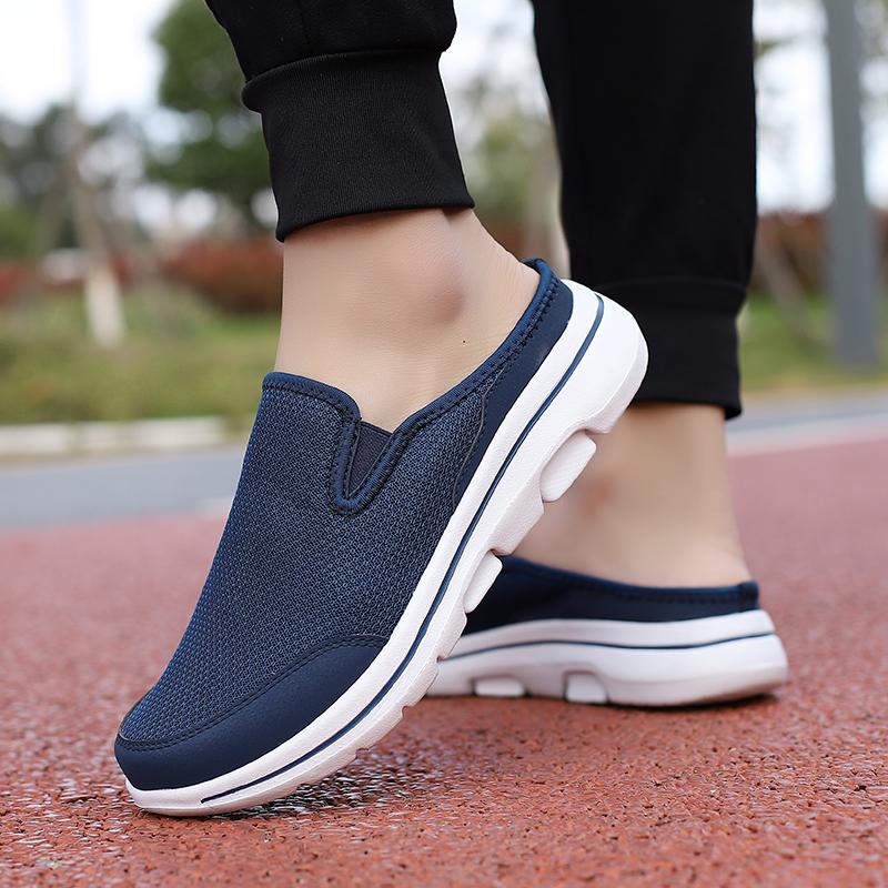Men and Women's Slippers Mesh Air -breathable EVA Ultra -light Convenience Home Slippers Women's Large -scale Slippers