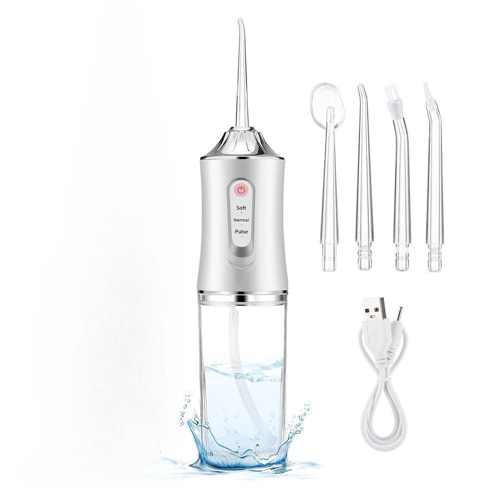 

Бытовая электрическая зубная щетка Портативная водонепроницаемая зубная щетка Интеллектуальная чистка зубов и полости рта белый