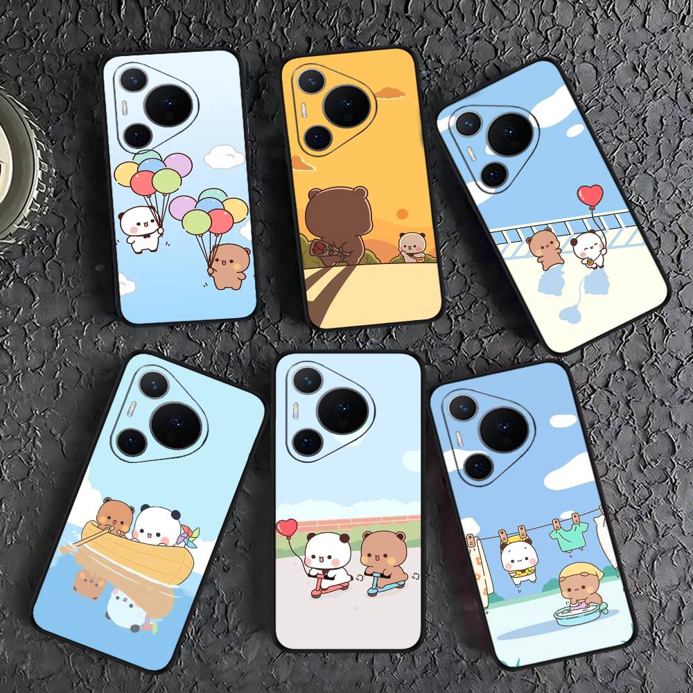 Cute Bubu Dudu Cartoon Phone Case For Huawei P 8 9 10 20 30 40 50 Pro Lite Psmart Honor 10 Lite 70 Mate 20lite