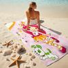 1Pc Strawberry Shortcake Fantasy Beach Towel Microfiber Beach Towel Thin Absorbent For Beach Swimming Yoga Bath Sports 0917251