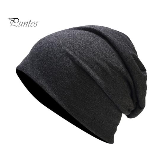 Ladies Hats Beanie Hat Double-layers Thin Stretchy Slouchy Baggy Keep Warm Solid Adults Color Spring Autumn Women Men Couple Skull Cap for Outdoor