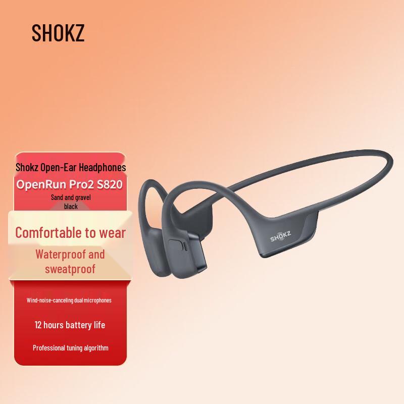 Shokz OpenRun Pro2 S820 Bone Conduction Sport Headphones